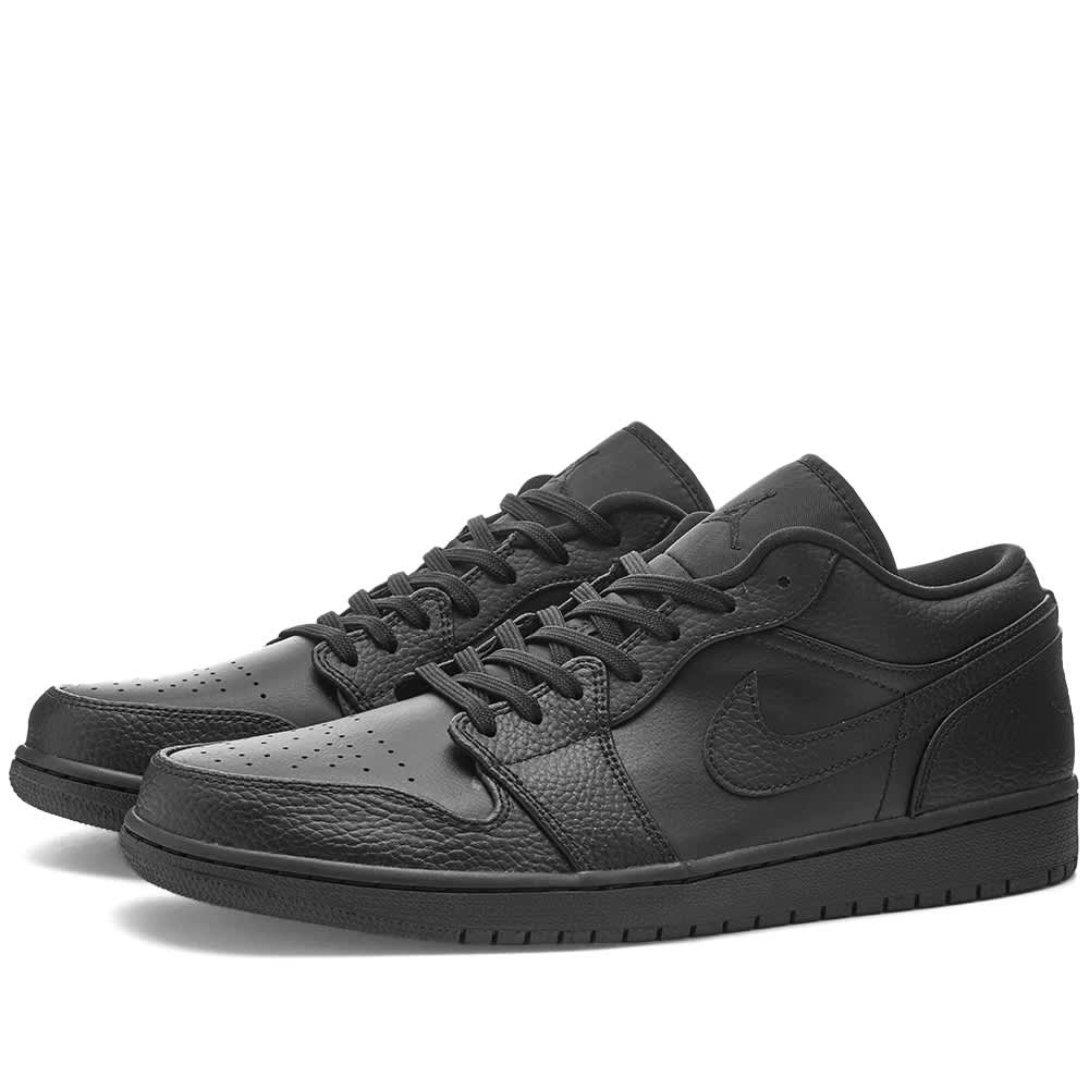 jordan 1 low black and white