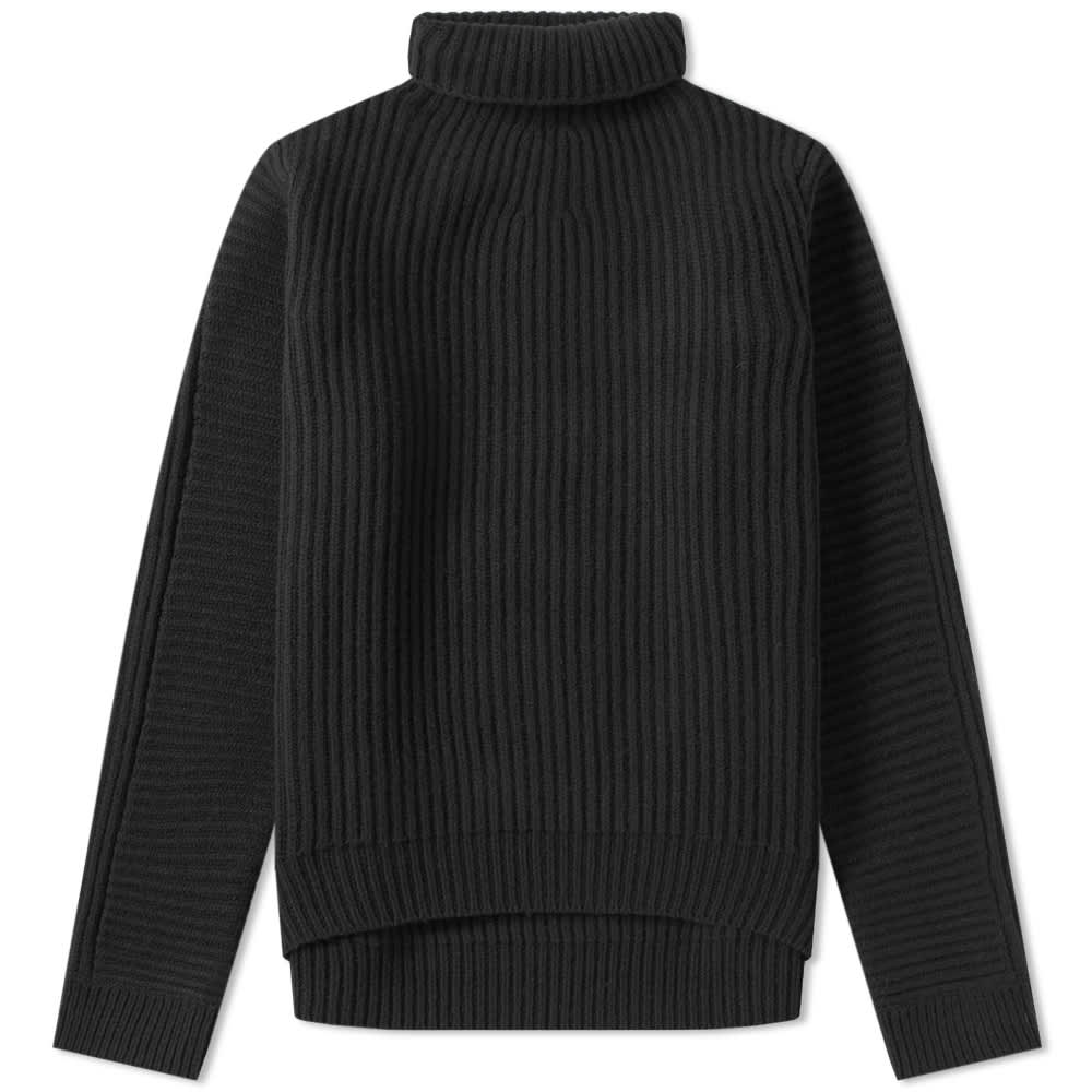 Acne Studios Nalle Heavy Rib Turtle Neck Black | END.