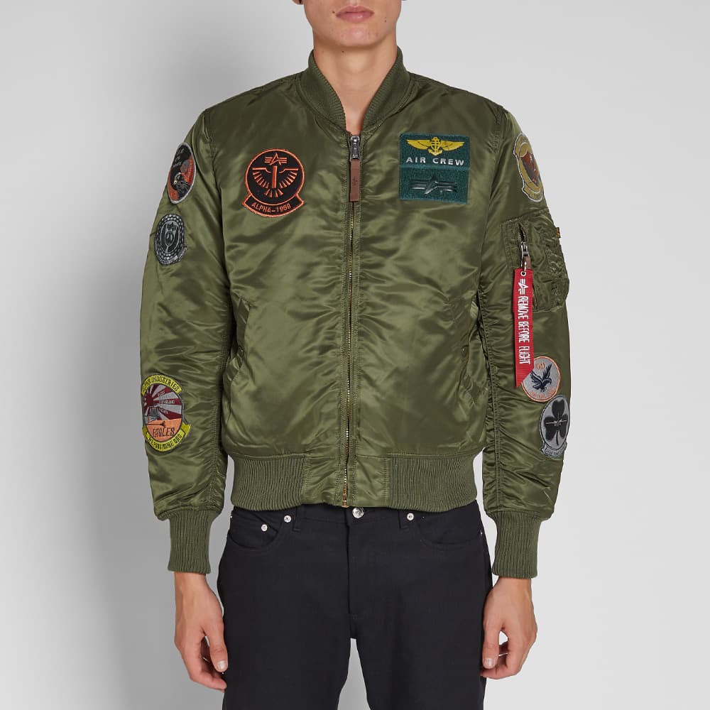 Alpha Industries MA-1 Pilot Jacket Dark Green | END. (IE)