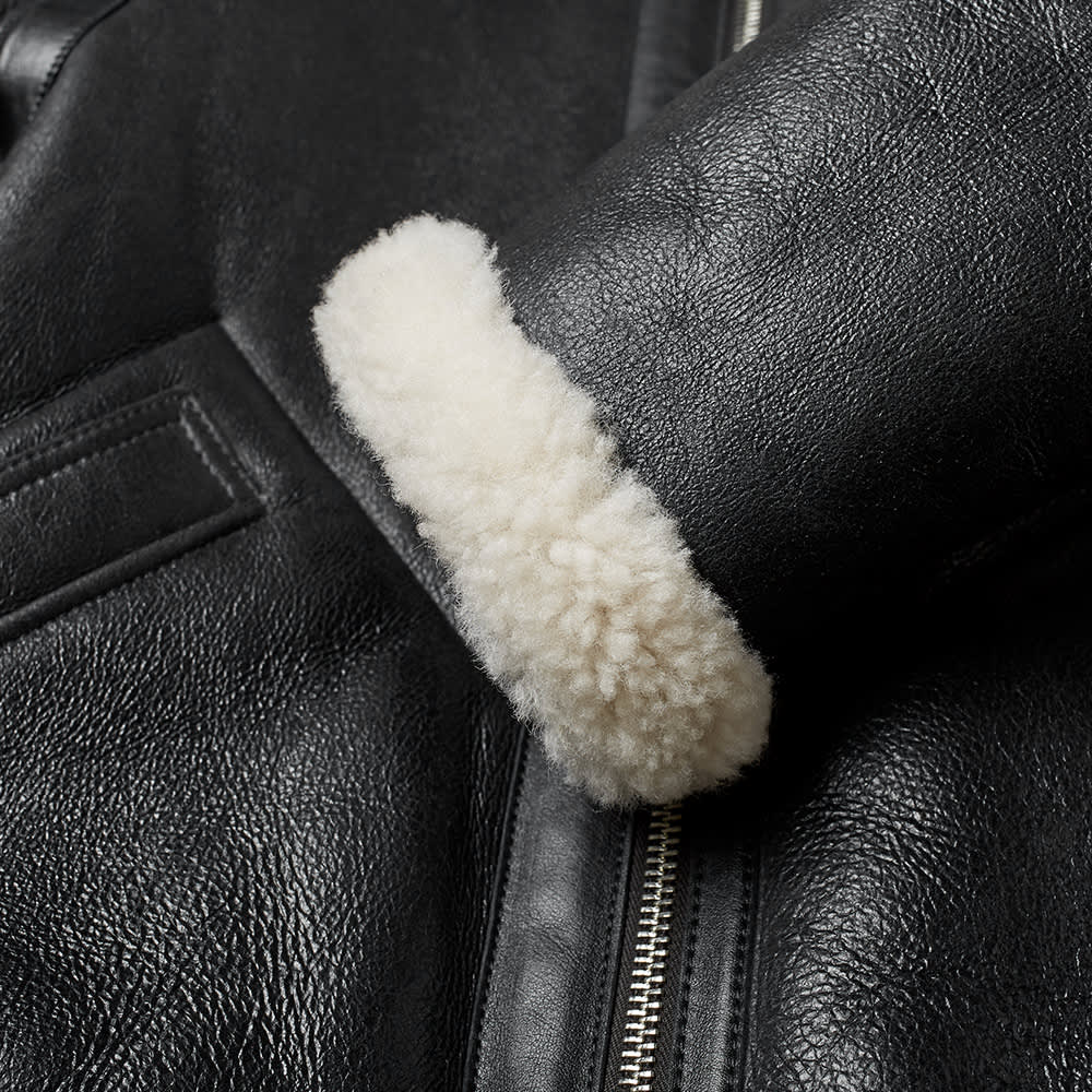 Acne Studios Ian Shearling Jacket Anthracite & White | END. (Global)