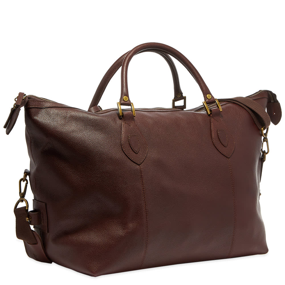 barbour leather medium travel explorer