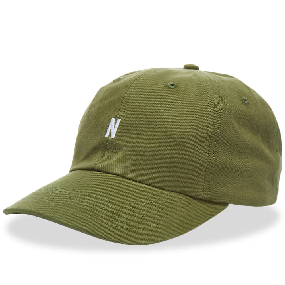 Norse Projects Twill Sports Cap Linden Green END.