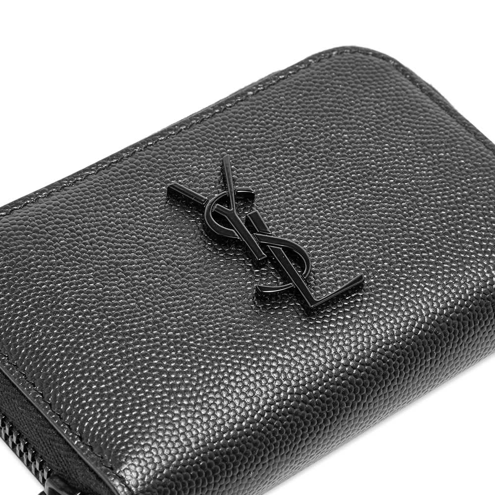ysl metallic wallet