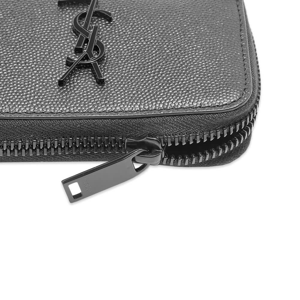 ysl metallic wallet