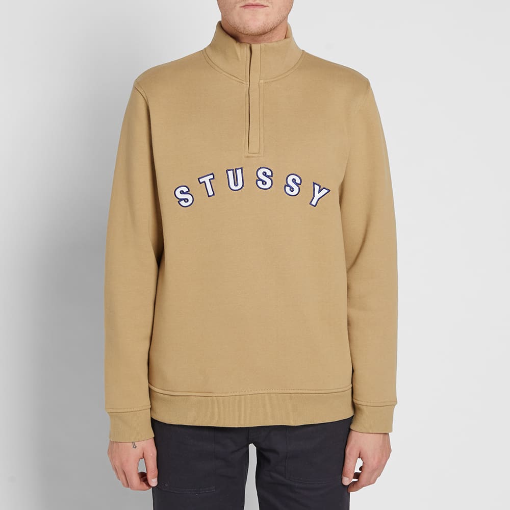 stussy garage zip up