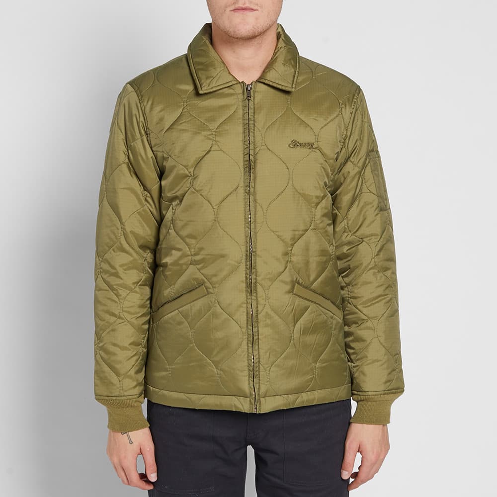 Stussy Quilted Work Jacket Olive END. (JP)