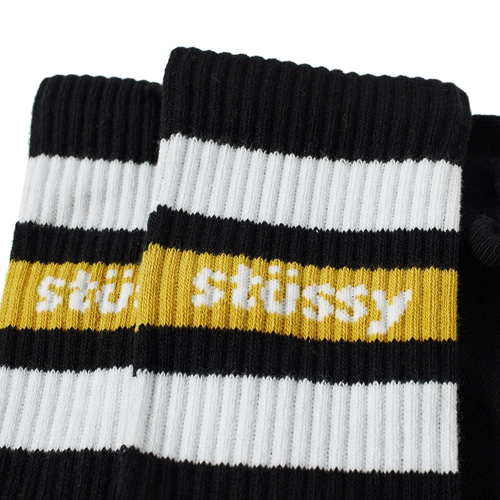 black stussy socks