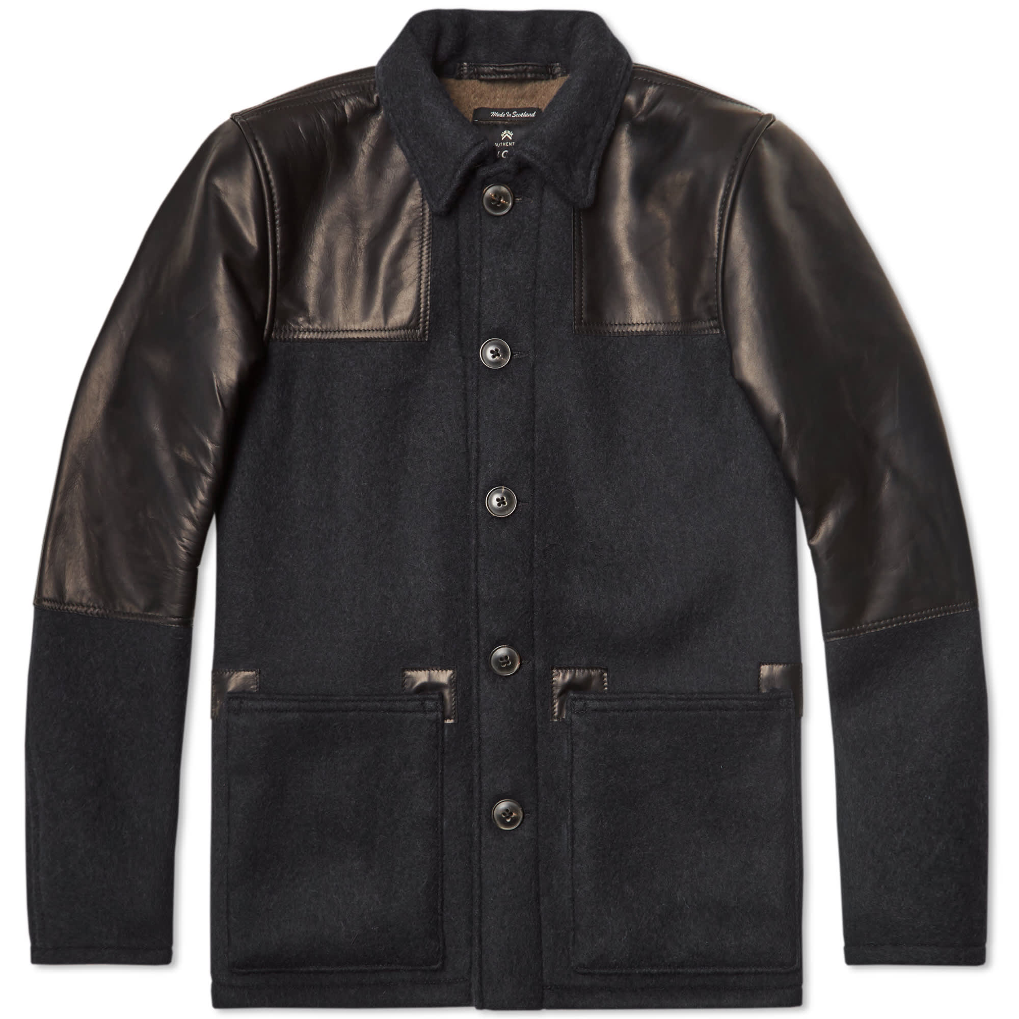 Nigel Cabourn Donkey Jacket Navy & Black END. (US)