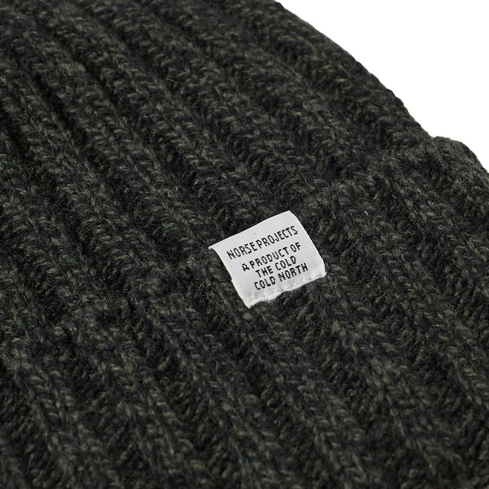 norse projects wide rib beanie