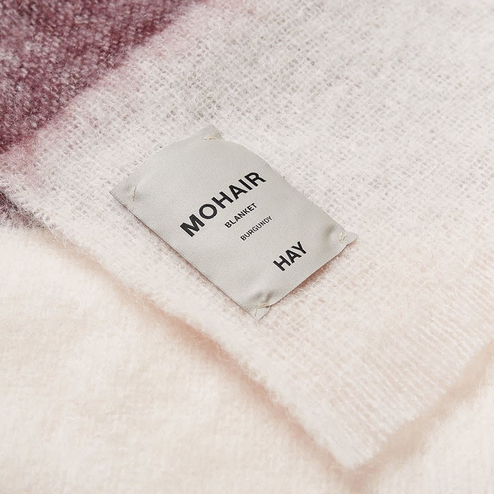 HAY Mohair Blanket Burgundy END. (US)