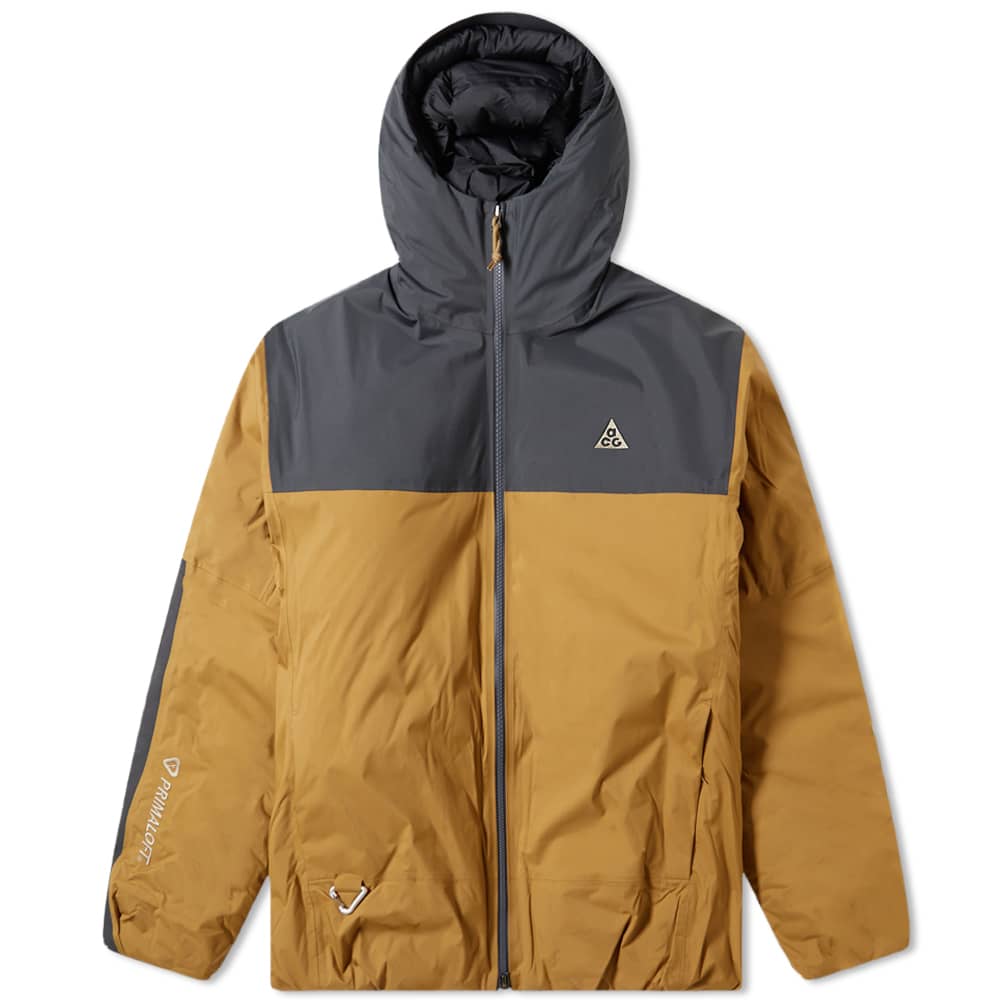 beige nike puffer jacket