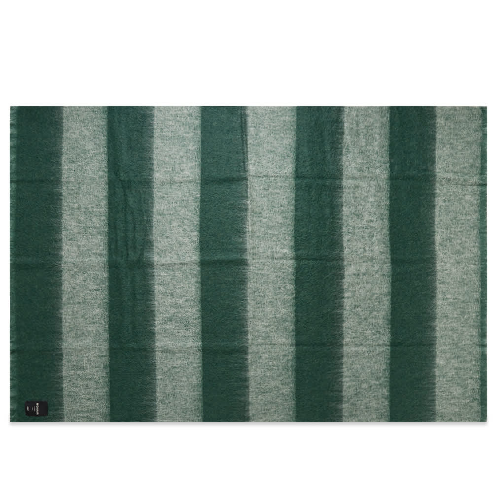 HAY Mohair Blanket Green END. (UK)