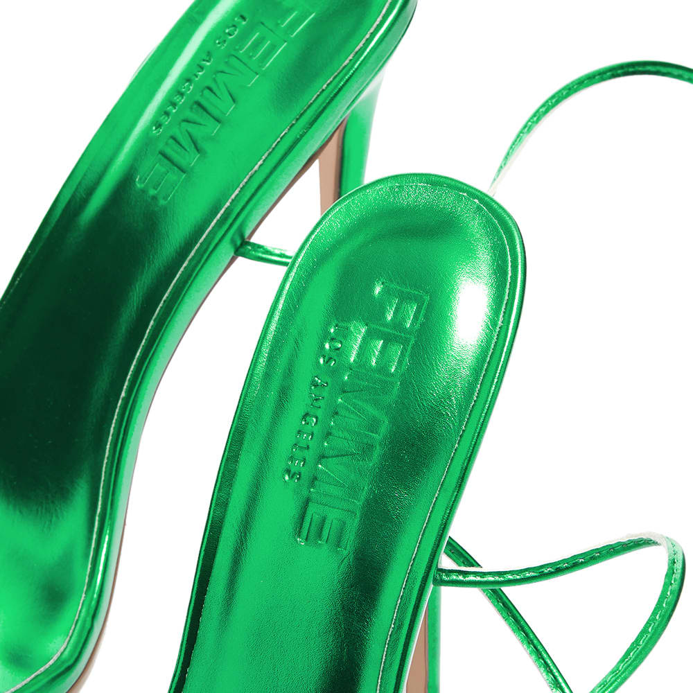 femme la lace up heels