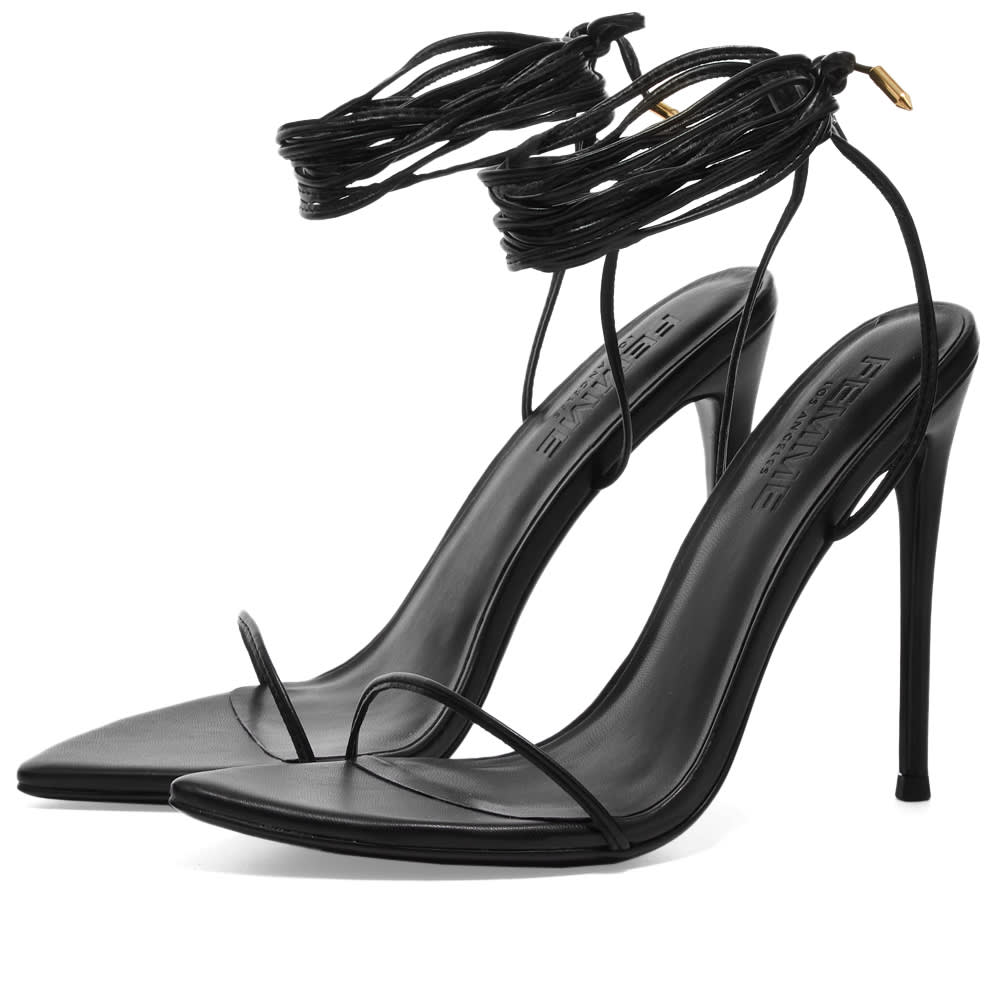 femme la lace up heels