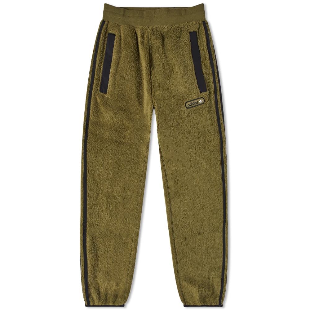 Adidas 3 Stripe Sherpa Pant Focus Olive & Black END. (AU)