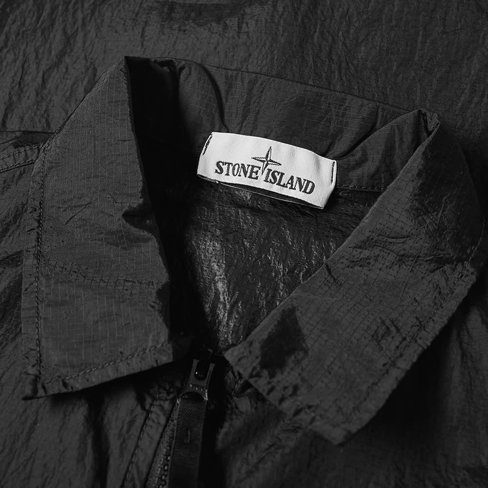 stone island zip up shirt