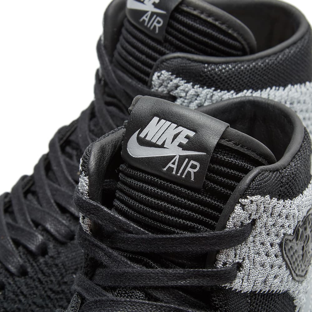 flyknit jordan 1 grey