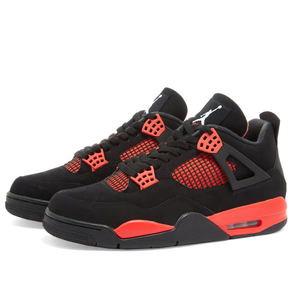 Air Jordan 4 Retro 'Red Thunder' Black & Multi END. (JP)