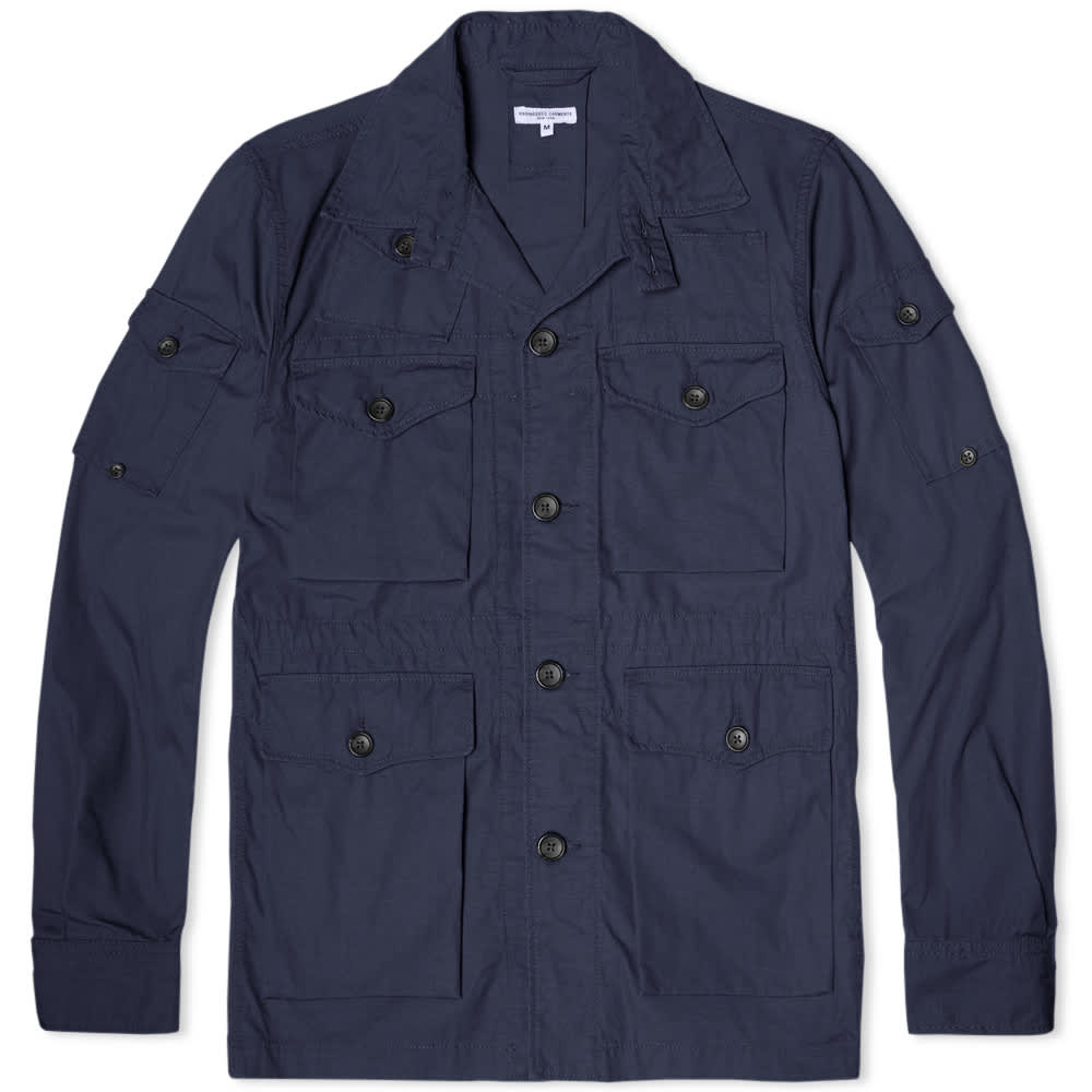 Engineered Garments Explorer Jacket Dark Navy Linen END. (Global)
