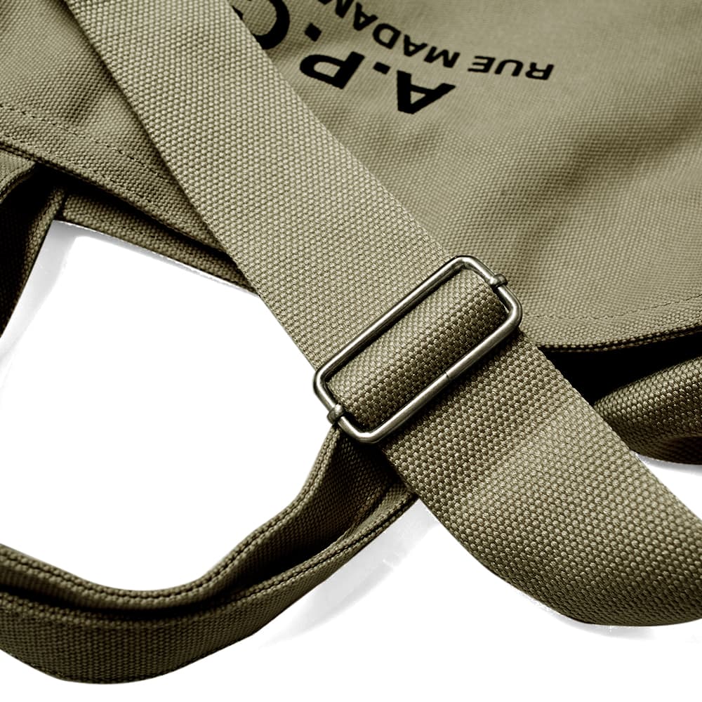A.P.C. Recuperation Heavy Canvas Tote Bag Khaki END. (TW)