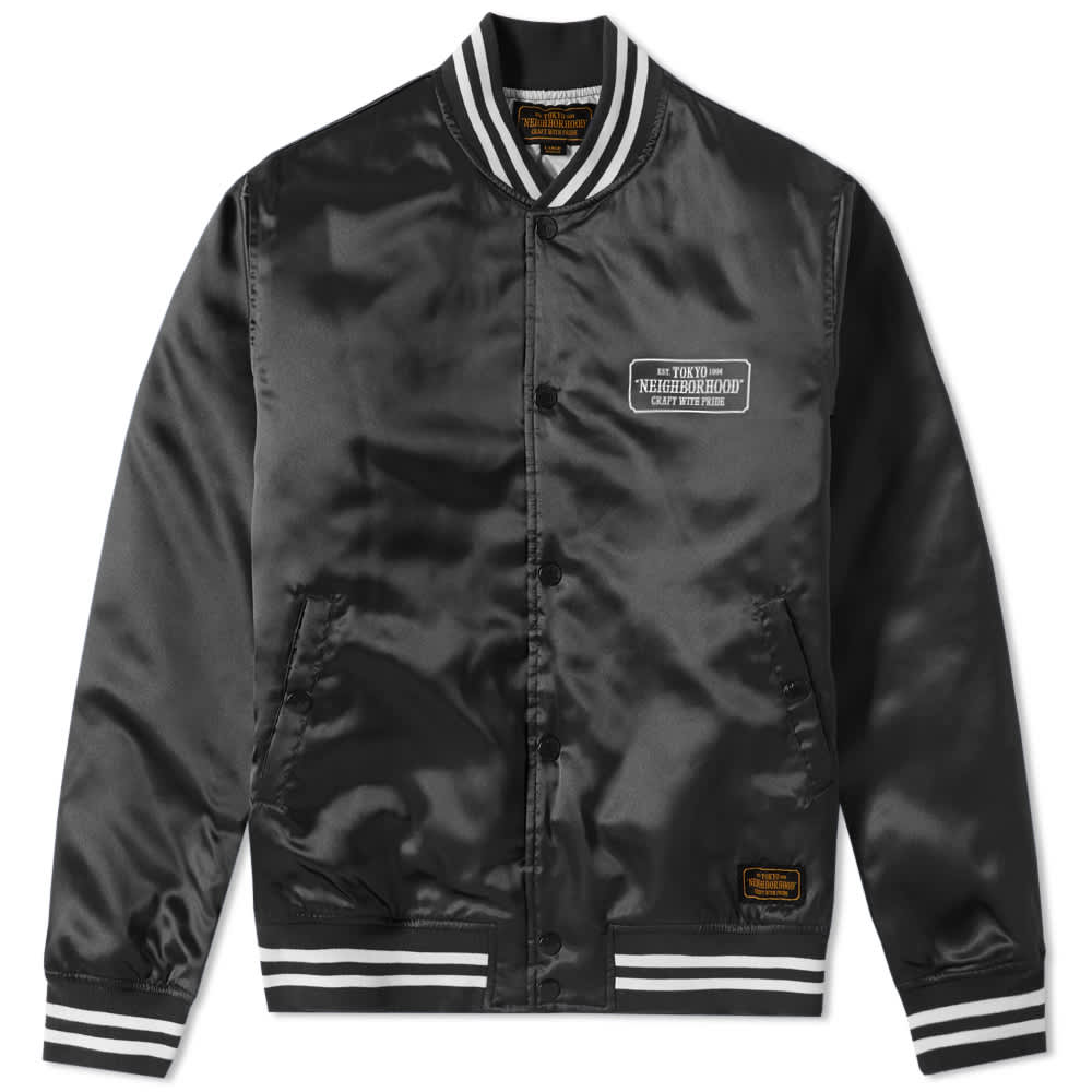 Neighborhood Baseball Jacket Black END. (US)