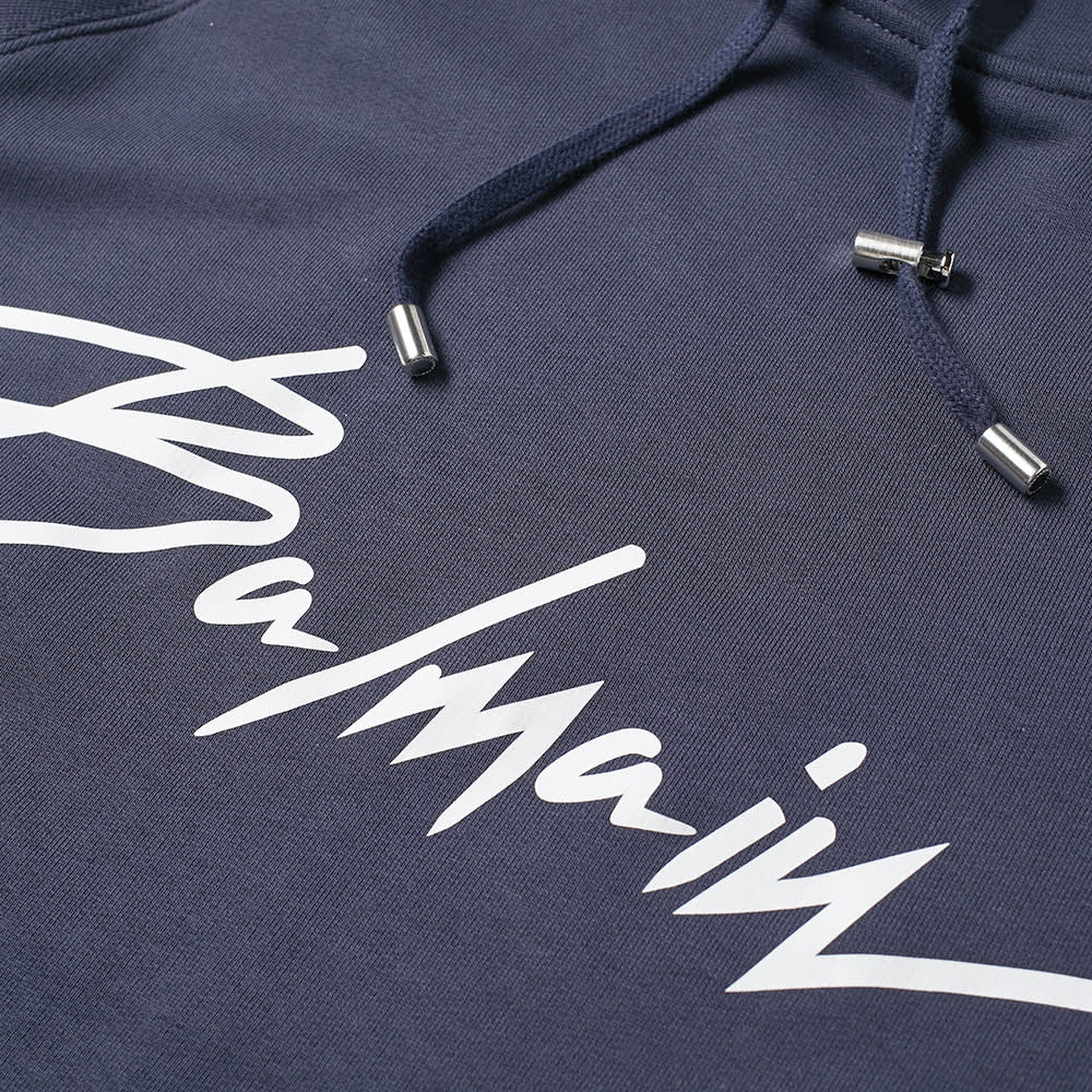 Balmain signature logo hoodie Clearance