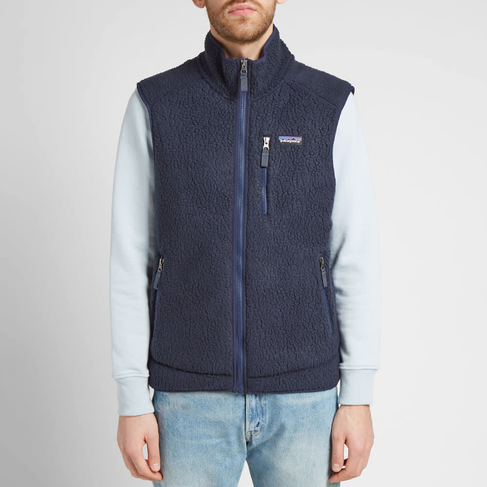 Patagonia Retro Pile Vest Navy Blue END. (NL)