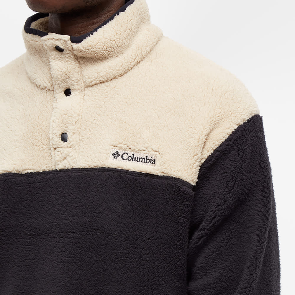 columbia snap fleece