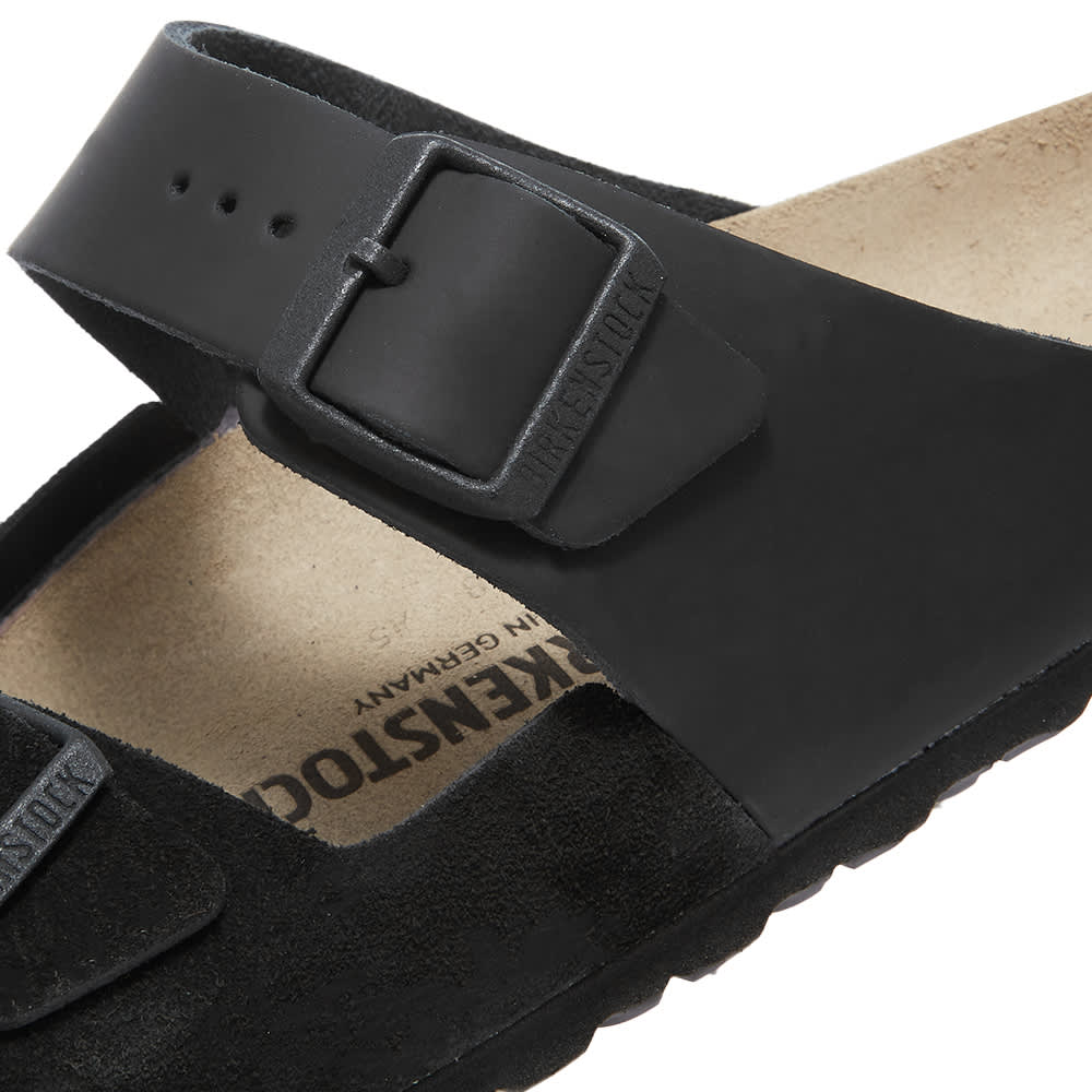 arizona split birkenstock black white