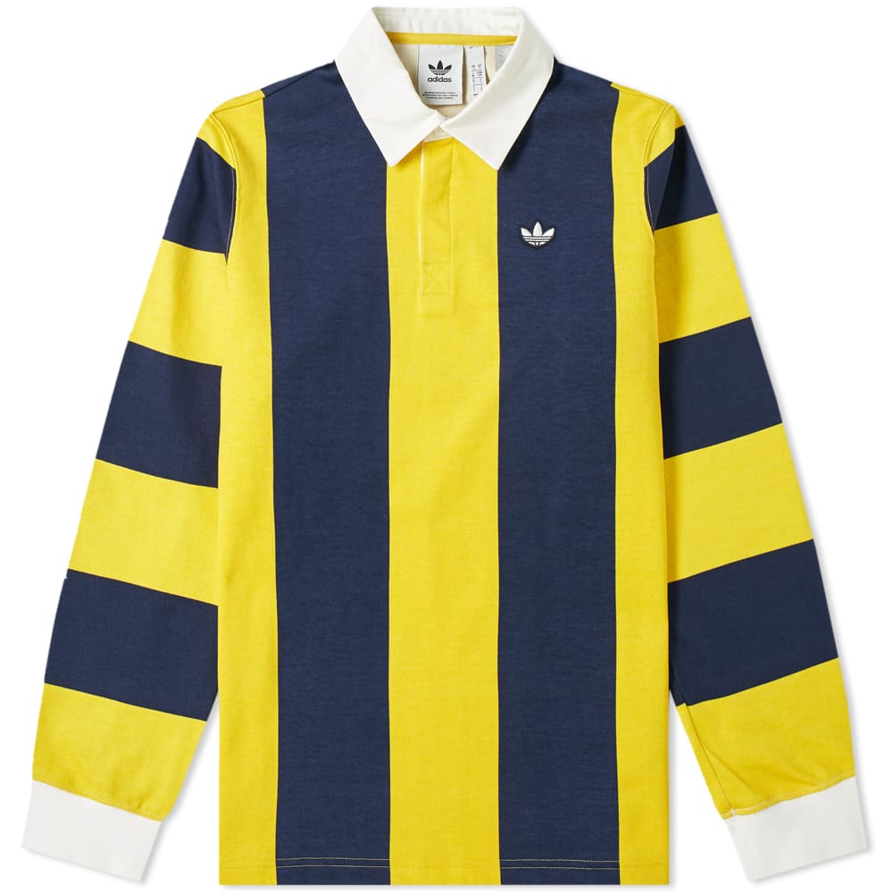 Adidas Rugby Shirt Night Indigo, Tribe Yellow END. (ES)