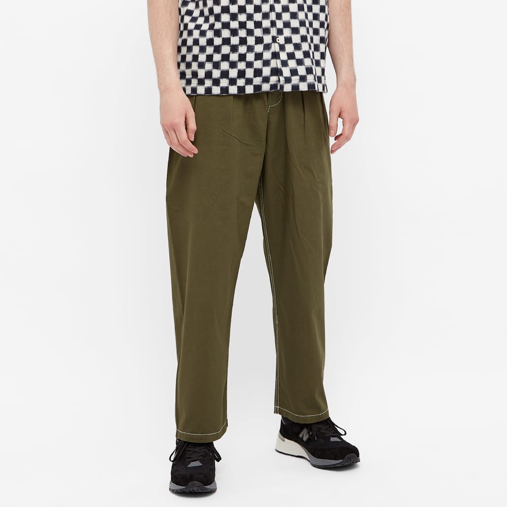 Universal Works Fine Twill Double Pleat Pant Olive END. (Global)