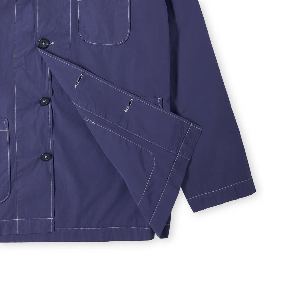 Universal Works Poplin Bakers Overshirt Ink Blue | END.