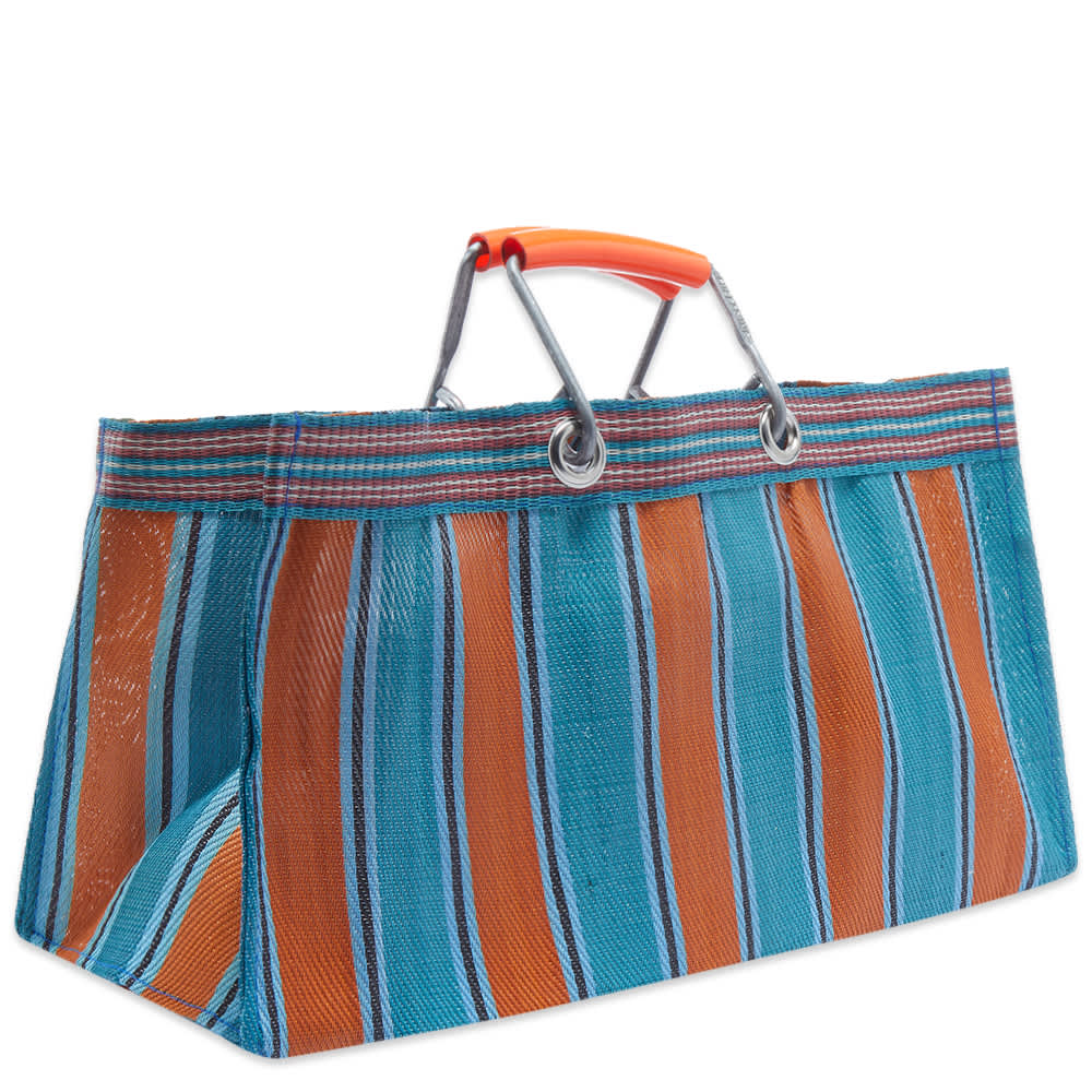 Puebco Recycled Plastic Rectangle Bag Orange & Blue END. (ES)