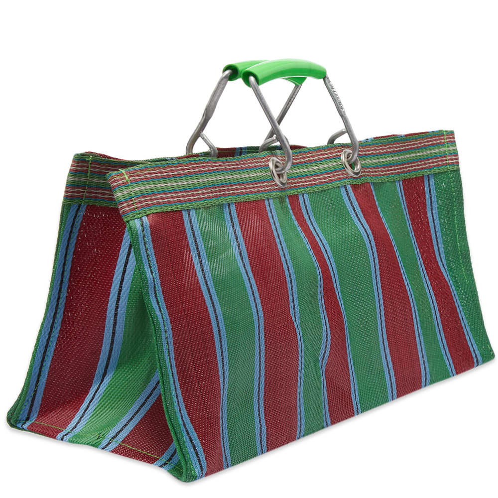 Puebco Recycled Plastic Rectangle Bag Green & Red END. (Global)