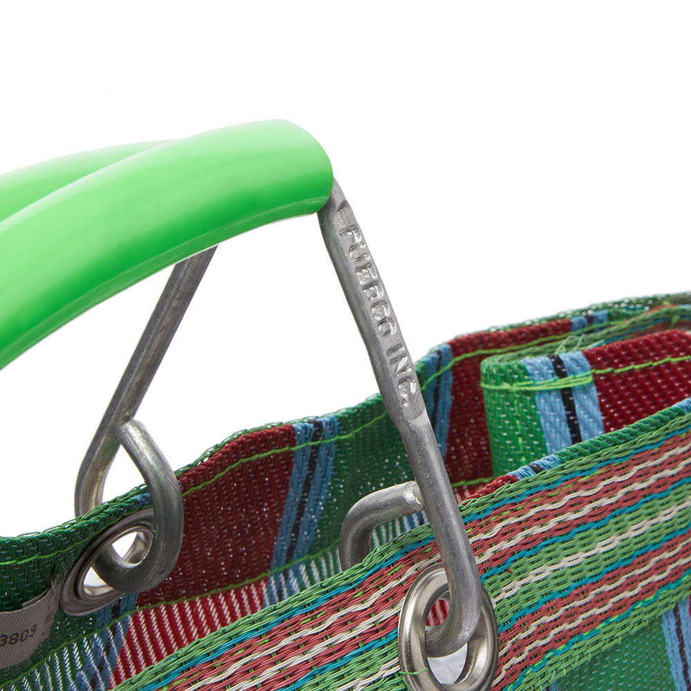 Puebco Recycled Plastic Rectangle Bag Green & Red END. (Global)