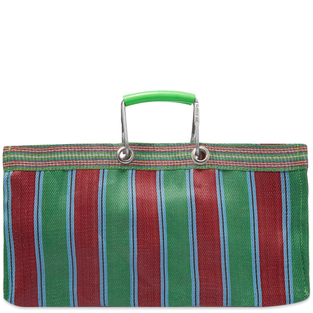 Puebco Recycled Plastic Rectangle Bag Green & Red END. (Global)
