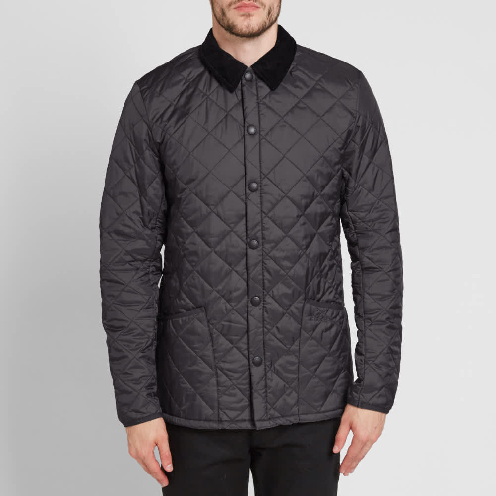 Barbour Heritage Liddesdale Quilt II Jacket Charcoal END. (Global)