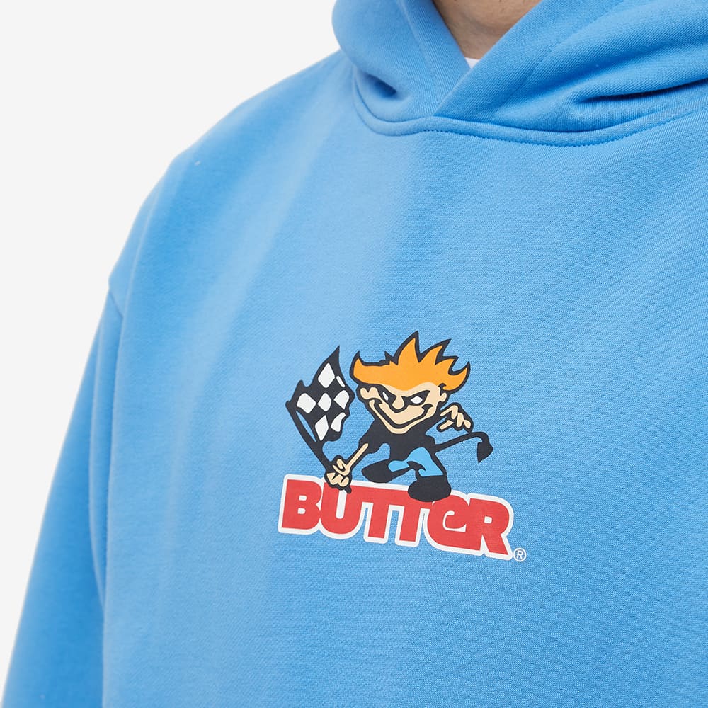 Butter Goods Racing Logo Hoody Lake Blue END. (SG)