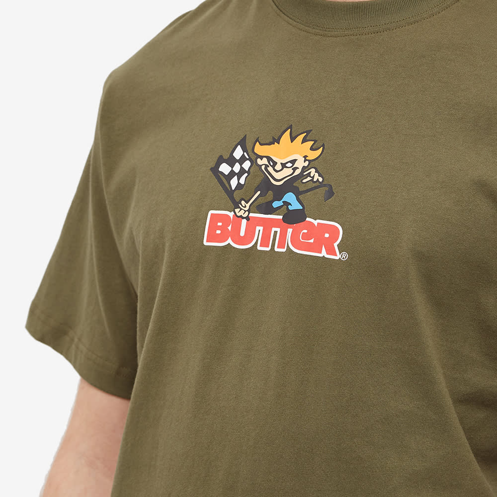 Butter Goods Racing Logo Tee Army Green END. (US)