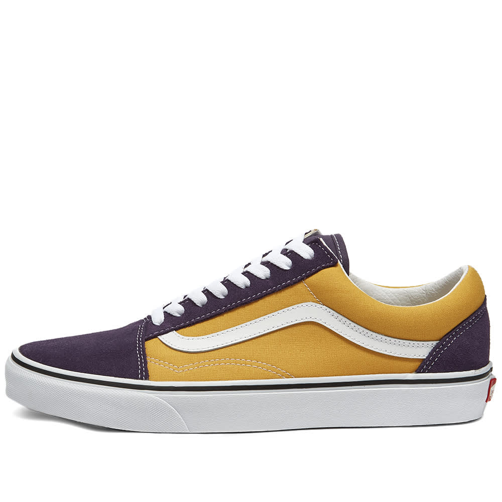 Vans old skool platform gold clearance