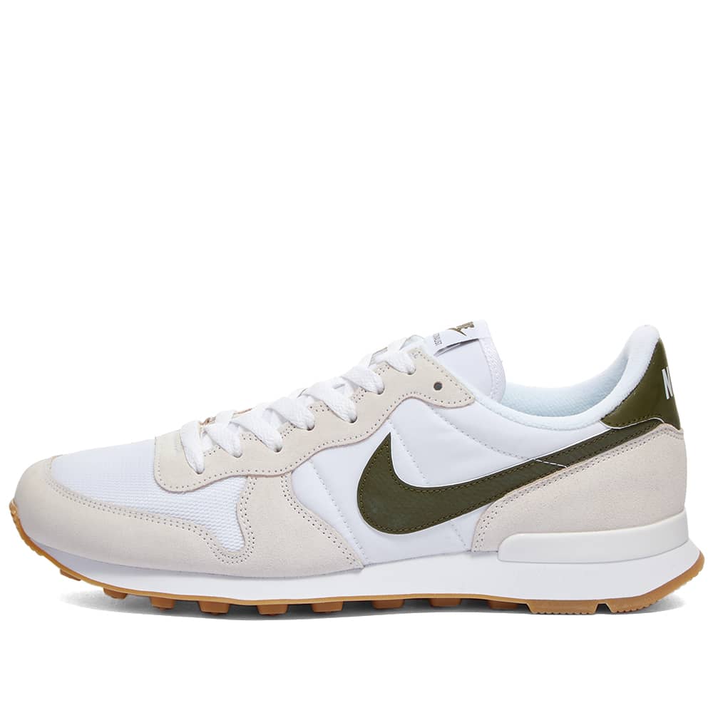 Nike Internationalist W White, Green & White | END. (US)