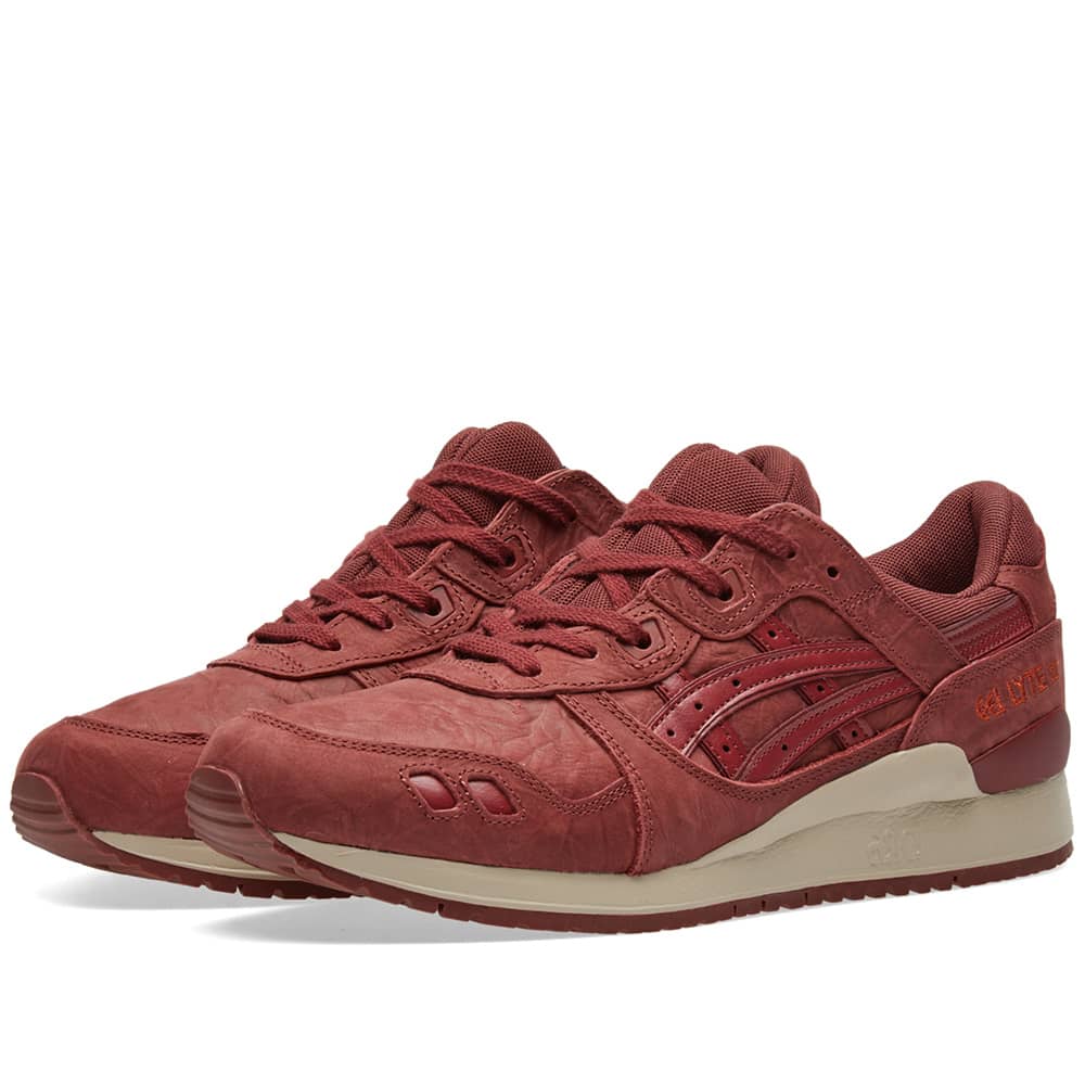 asics brown leather