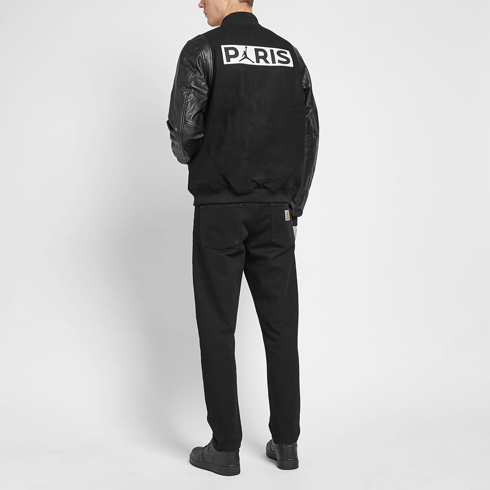 black jordan varsity jacket