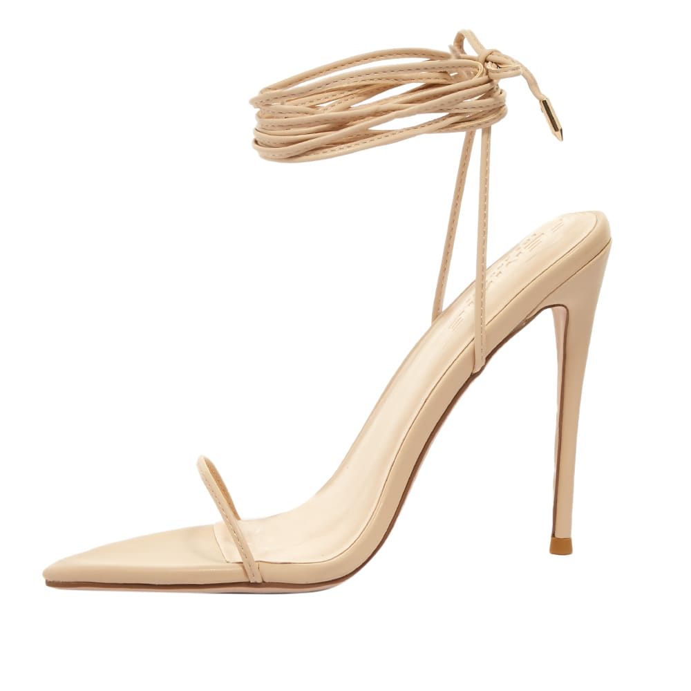 femme la lace up heels