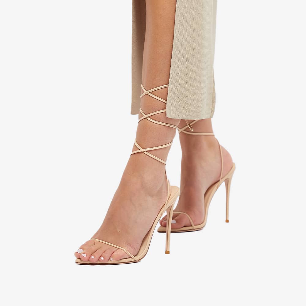 femme la lace up heels