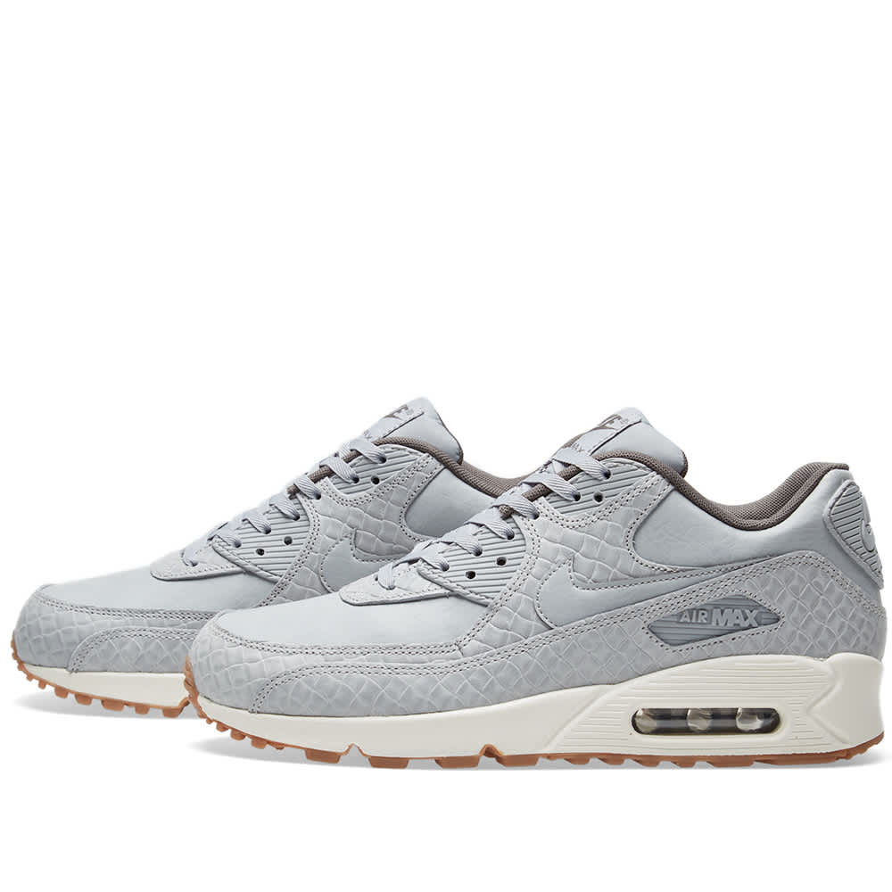 nike air max 90 premium wolf grey