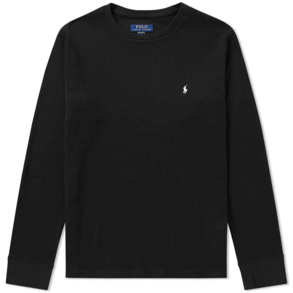polo long sleeve waffle