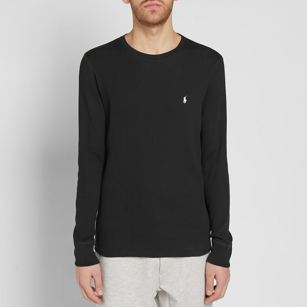 polo long sleeve waffle