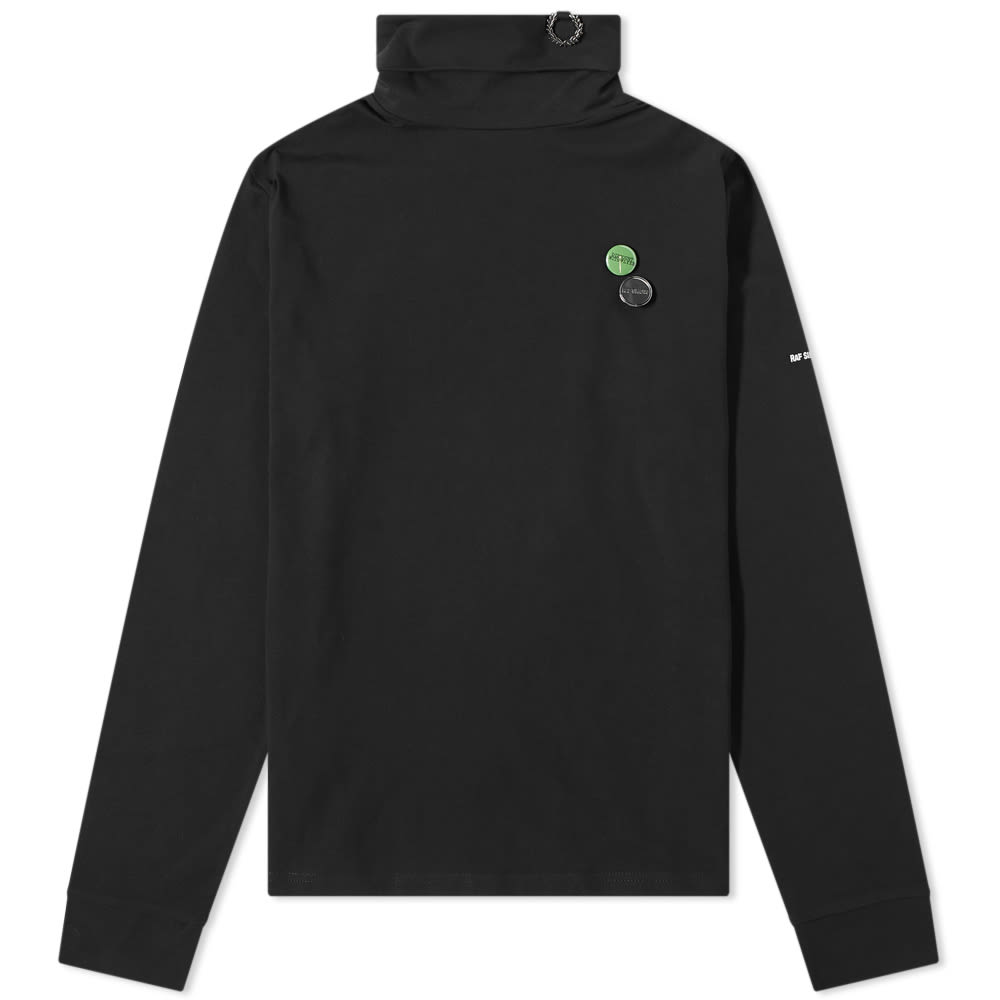 raf simons fred perry roll neck