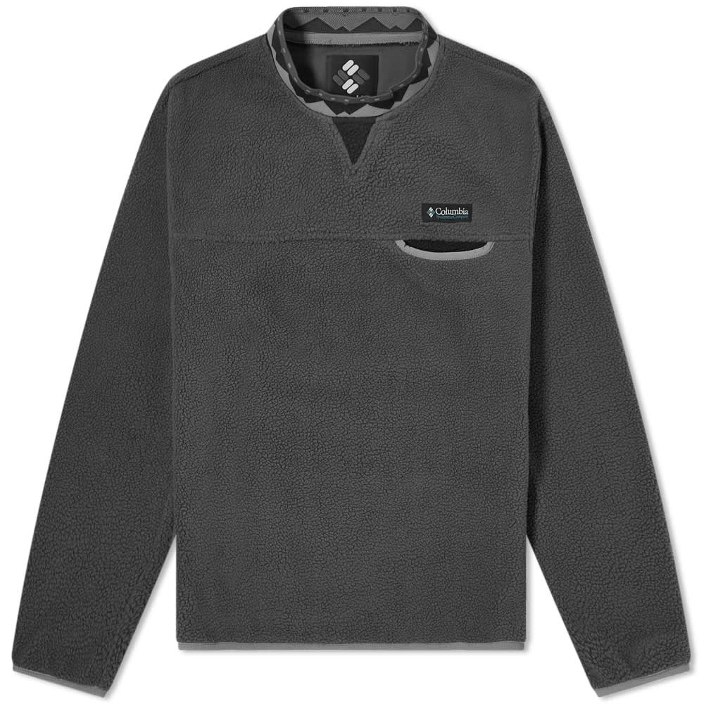 columbia fleece pullover with pockets